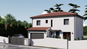 Maison 4 chambres avec garage